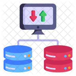 Client Server Icon - Download in Flat Style