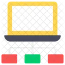 Client Server Hosting Server Hosting Internet Sharing Icon