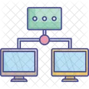 Client Server  Icône
