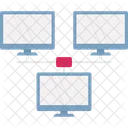 Client Server Computer Sharing Hosting Server Icon
