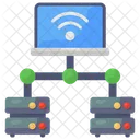 Computer Network Client Server Database Network Icon