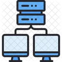 Client Server  Icône