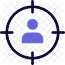 Client Target Customer Target User Target Icon