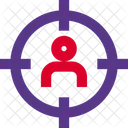 Client Target Customer Target User Target Icon