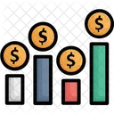 Client Worth Customer Profitability Profit Graph Icon