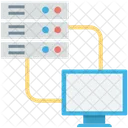 Cliente Servidor Internet Ícone