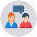 Clients Customers Discussion Icon