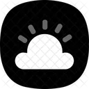 Clima Nube Sol Icon