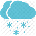 Clima Nuvens Neve Icon