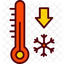 Clima Congelacion Termometro Icono