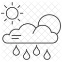 Weather App Thinline Icone Ícone
