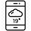 Aplicativo Meteorologico Informacoes Meteorologicas Aplicativo Movel Ícone