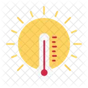 El Clima El Sol La Temporada De Verano Icono