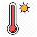 Clima Calido Temporada De Verano Temperatura Calida Icono