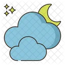 Climate Night Cloudy Icon