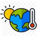 Climate Change Planet Earth Ecology And Environment Icon