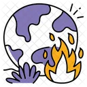 Climate Change Global Warming Nature Icon
