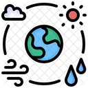 Climate Change Climatization Weather Season Nature Winter 아이콘