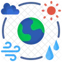 Climate Change Climatization Weather Season Nature Winter 아이콘
