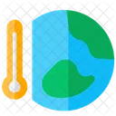 Global Warming Environmental Crisis Carbon Footprint Icon
