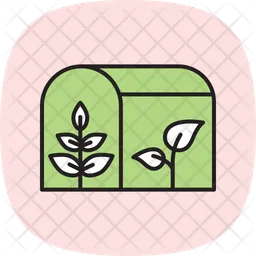 Climate controlled greenhouse  Icon