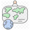 Climate Map Lineal Color Icon Icon
