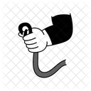 Black Monochrome Securing Climbing Harness Illustration Climbing Adventure Symbol