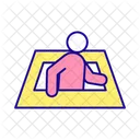 Climbing on house roof  Icon