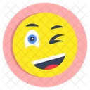 Emoji Clin Doeil Emoticone Emotag Icône