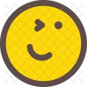 Clin d'oeil emoji  Icône