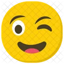 Emoji Clignotant Emoticone Smiley Icône