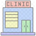 Clinica Medica Linear Color Icon Ícone