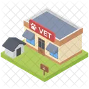 Hospital Clinica De Mascotas Hospital Veterinario Icono