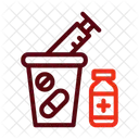 Clinical Waste Medicine Waste Icon