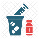 Clinical Waste Medicine Waste Icon