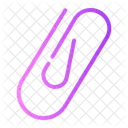 Clip De Papel Metal Nota Icono