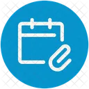 Calendrier Clip Attacher Icône