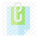 Clip And Document  Icon