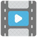 Pelicula Video Clip Icon