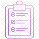 Clipboaard Video Storage Icon
