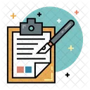 Clipboard Taking Note Icon