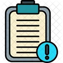 Clipboard Document Important Icon
