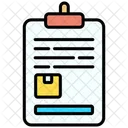 Clipboard Document List Icon