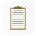 Clipboard Document List Icon