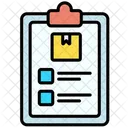 Clipboard Document List Icon