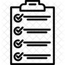 Document List Checklist Icon