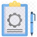 Clipboard Document List Icon