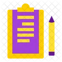 Clipboard Document List Icon