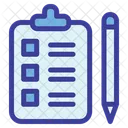 Clipboard Notes List Icon