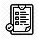 Clipboard Checkmark Tasks Icon